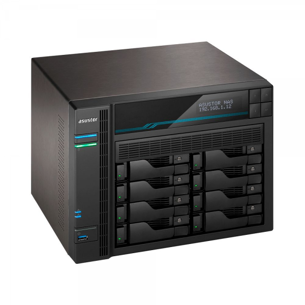 Платформа СХД ASUSTOR AS6508T 8 Bay (Max.16) 2xM.2 2x2.5GLAN 2x10GLAN 8GB (Max.64GB) DDR4 2xUSB (831210)