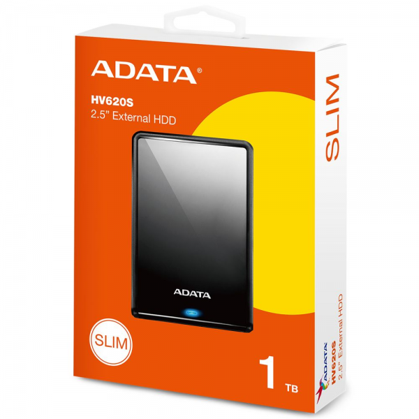 Жесткий диск внешний ADATA HV620S Black AHV620S-1TU31-CBK 1TB 2.5
