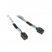 Кабель SuperMicro CBL-SAST-0593 Internal Mini-SAS HD to Mini-SAS HD 60cm,30AWG,12Gb/s, (152087)