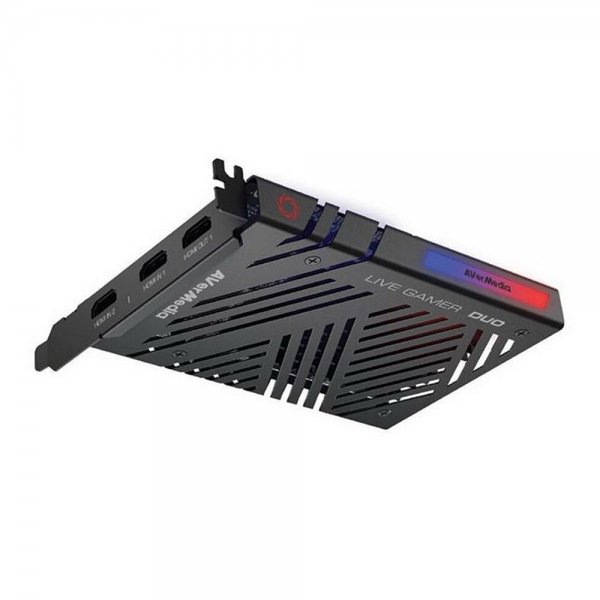 Плата видеозахвата внутренняя AVER Media Live Gamer DUO, PCI-Express x4 Gen 2, 2xHDMI, 1920x1080p60 HDR, (GC570D) (679934), RTL {20}