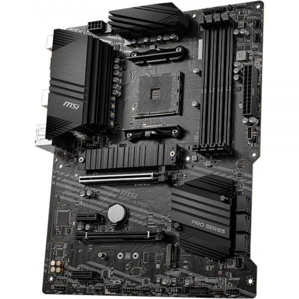 Материнская плата MSI B550-A PRO B550, AM4, 4*DDR4, 2*PCIEx16, 2*PCIEx1, 2*M.2, 2*TypeC, 1*USB3.2Gen2, 4*USB3.2Gen1, 8*USB2.0, 6*SATA3.0, 1G, DP, HDMI, ATX, RTL