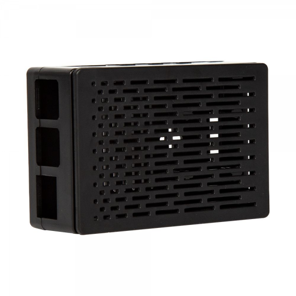 Корпус ACD RA509  Black ABS Case (Install 3010/3007 Fans or 3.5 Inch Touch Screen), совместим с креплением VESA Mount, for Raspberry PI 4B
