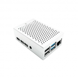 Корпус ACD RA507 Silver Fine Heat Dispersion Aluminium Alloy Case for Raspberry Pi 4B