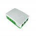 Корпус ACD RA601  White+Green ABS Case for Raspberry 4B