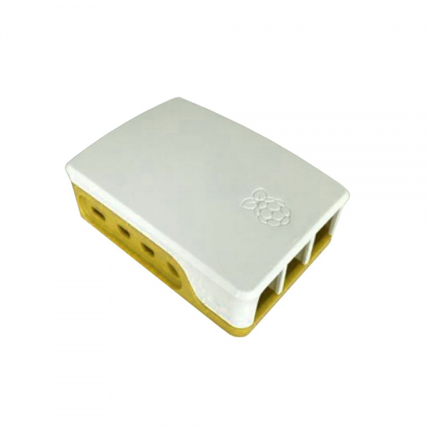 Корпус ACD RA600   White+Yellow ABS Case for Raspberry 4B