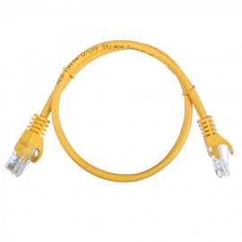 Патч-корд |ACD-LPU5E-5DY| Cat5e UTP 24AWG 4Pair, 7/0.18мм CCA Желтый, 0.5м, (741371)