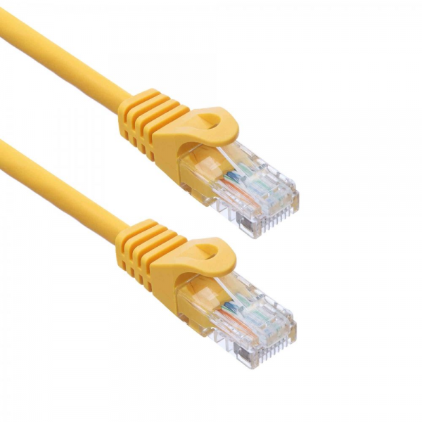 Патч-корд ACD-LPU5E-30Y  Cat5e UTP 24AWG 4Pair, 7/0.18мм CCA Желтый, 3.0м