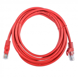 Патч-корд ACD-LPU5E-50R Cat5e UTP 24AWG 4Pair, 7/0.18мм CCA Красный, 5.0м, (741630)