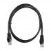 Патч-корд ACD-LPU5C-10B  Cat5e UTP 24AWG 4Pair, 7/0.18мм CU Черный, 1.0м, (741739)