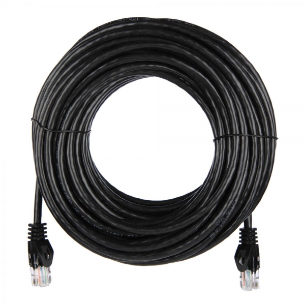 Патч-корд  |ACD-LPU5C-15M| Cat5e UTP 24AWG 4Pair, 7/0.18мм CU Черный, 15м, (741845)