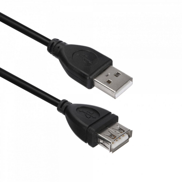 Кабель ACD-U2AAF-30L |ACD-U2AAF-30L| USB 2.0, A male - A feмale, ТТХ: |ACD-U2AAF-30L| (7/0.12BC+PE)*1P+(7/0.12BC+PE)*2C+7/0.12BC+AL+PVC OD4.0, Черный, 3м (742064)