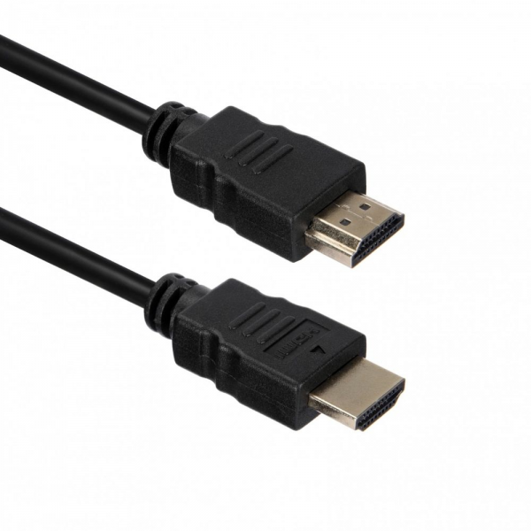 Кабель ACD-DHHM2-10B |ACD-DHHM2-10B| HDMI 2.0, Golden Plated,19m/19m, Черный, 1м (742224)