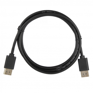 Кабель ACD-DDPM2-18B |ACD-DDPM2-18B| DisplayPort 1.2, Golden Plated,20m/20m, Черный, 1.8м (742354)