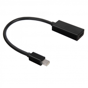 Кабель-адаптер ACD-DAMHF-01B |ACD-DAMHF-01B| mDP-HDMI, Golden Plated, 20m/19f, Черный, 0.2м (742569)