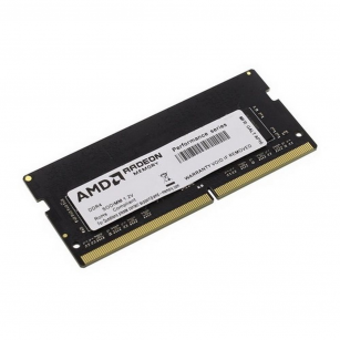 Модуль памяти AMD Radeon R9 Gamers Series Black Gaming Memory R944G3206S1S-U 4GB DDR4 3200 SO DIMM Non-ECC, CL16, 1.2V, RTL (182439) {100}