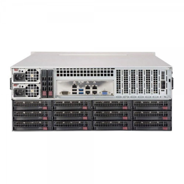 Корпус SuperMicro CSE-847BE1C4-R1K23LPB Black 32xSAS/SATA, 4xSAS/SATA/NVME, Enhanced E-ATX 1200W HS 4U RM (289912)