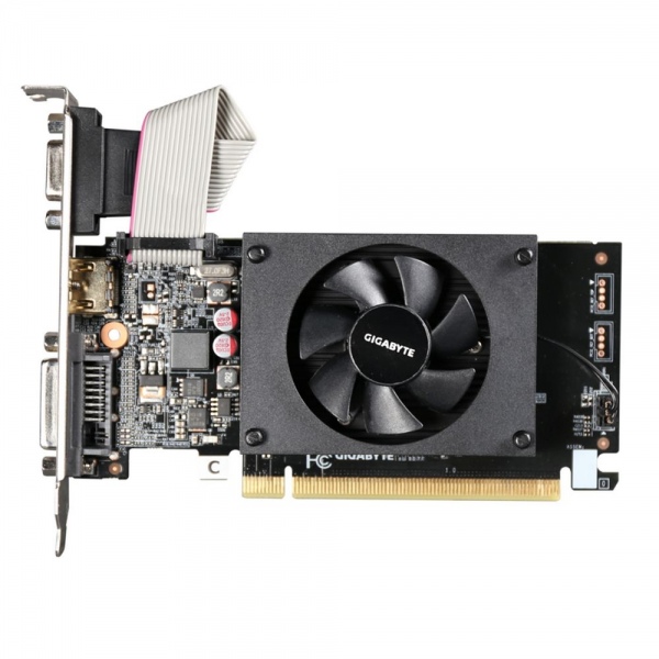 Видеокарта Gigabyte GT710 2GB DDR3 64bit VGA DVI-D HDMI RTL {30} (316464)