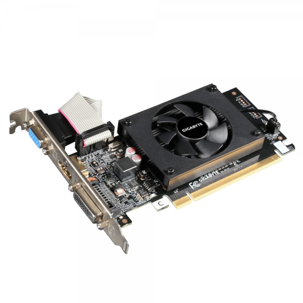 Видеокарта Gigabyte GT710 2GB DDR3 64bit VGA DVI-D HDMI RTL {30} (316464)