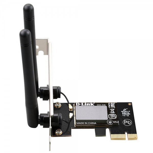 Адаптер беспроводной связи (Wi-Fi) D-Link DWA-548/10/C1A Беспроводной PCI Express адаптер N300 {10}