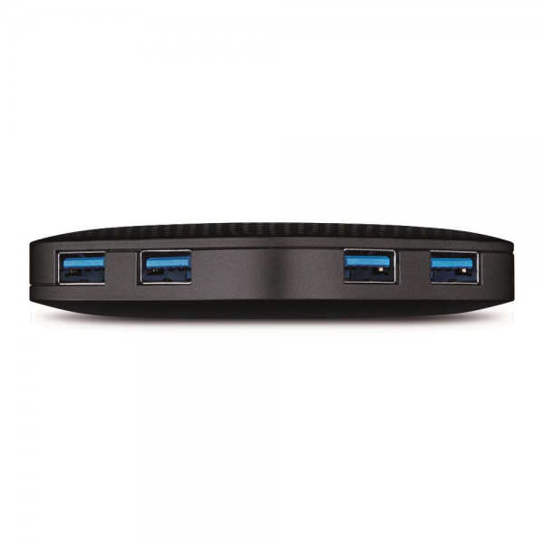 Концентратор TP-LINK UH400 4-портовый  USB 3.0,1 разъём USB 3.0, 4 порта USB 3.0, встроенный кабель с разъёмом USB, компактный дизайн, plug & play, не требуется адаптера, (091477), {80}