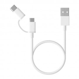 Кабель Xiaomi Mi 2-in-1 USB Cable Micro-USB to Type C  30см SJX02ZM (SJV4083TY)
