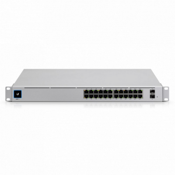 Коммутатор Ubiquiti UniFi Switch Pro 24 PoE |USW-Pro-24-POE| Ubiquiti PoE-коммутатор в стойку, 24х 1G RJ45, 2х 10G |USW-Pro-24-POE| SFP+, раздача 400 Вт RTL {2}