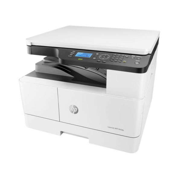HP LaserJet M438n А4, МФУ, лазерное,черно-белое, 22стр/мин, 1200dpi, 600МГц, 256Мб, USB/Ethernet, 4000стр/картридж, (8AF43A)(129908)