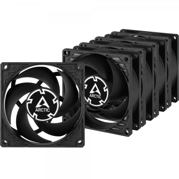 Вентилятор корпусной ARCTIC Cooling P8 Value Pack (Black/Black) (5pc)  (ACFAN00153A) (702065)