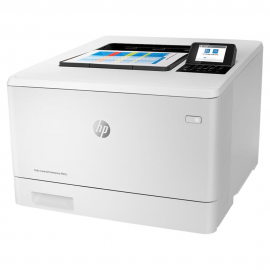 Принтер HP  Color LaserJet Pro M455dn A4, лазерный, цветной, 27стр/мин, 600dpi, 800МГц, 1280Мб, 300+50, AirPrint/USB/Ethernet  , 2400стр/картридж, (3PZ95A)