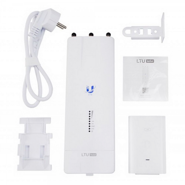 Точка доступа Wi-Fi Ubiquiti LTU Rocket |LTU-Rocket| Ubiquiti Базовая станция для радиосети LTU, 5 ГГц, PtMP, MIMO 2х2,, |LTU-Rocket| 2x RP-SMA, GPS Sync, (029438)