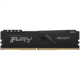 Модуль памяти Kingston FURY Beast Black Gaming Memory KF432C16BB/8 8GB DDR4 3200 DIMM Non-ECC, CL16, 1.35V, 1Gx8, RTL {25} (319910)