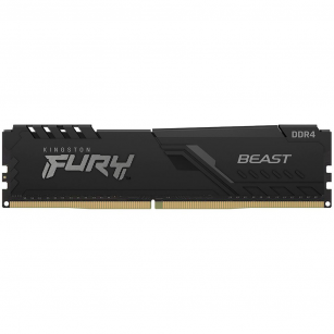 Модуль памяти Kingston FURY Beast Black Gaming Memory KF432C16BB1/16 16GB DDR4 3200 DIMM Non-ECC, CL16, 1.35V, 1Gx8, RTL, (319880) {25}