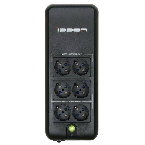 Источник бесперебойного питания Ippon Back Verso 600 Standby 300W/600VA 751617 {6}  (700011)
