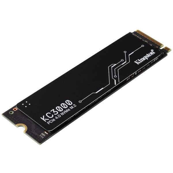Твердотельный накопитель SSD Kingston KC3000 M.2 2280 SKC3000S/1024G 1024GB Client SSD PCIe 4.0 NVMe, 7000/6000, IOPS 900/1000K, MTBF 1.8M, 3D TLC, 800TBW, 0.71DWPD, with Heat Spreader (5 лет), RTL (324433)