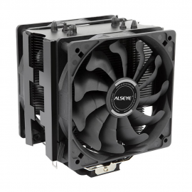 Вентилятор ALSEYE S120D-B Universal, TDP 135W, 2x120FAN, 4 heat pipe, PWM, RTL{20} (874258)