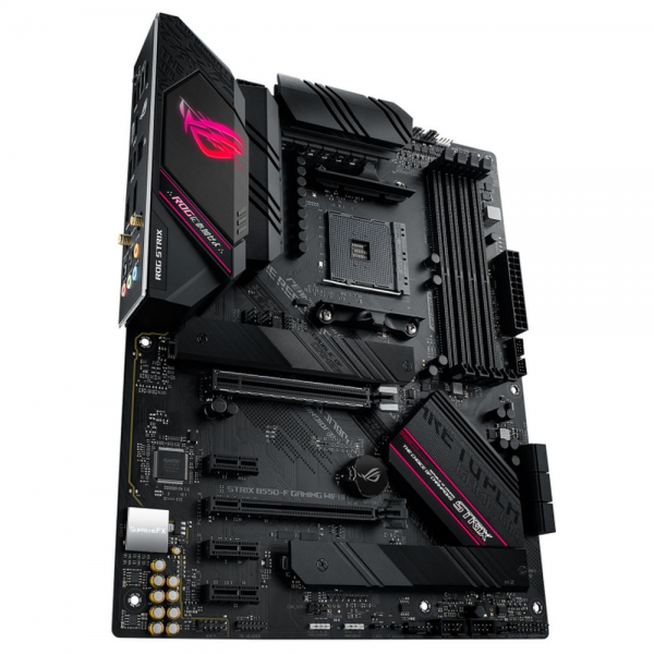 Материнская плата ASUS ROG STRIX B550-F GAMING WIFI II AM4 ATX 4xDDR4 2xPCIEx16 3xPCIEx1 2xM.2 HDMI DP 2.5GLAN WIFI 6E(453314)