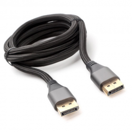 Кабель DisplayPort Cablexpert CC-DP8K-6 v1.4, 1.8м, 20M/20M, нейлоновая оплетка, метал. разъемы, пакет6 (118989) {100}