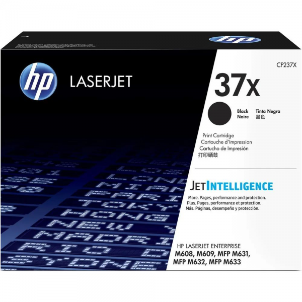 Картридж HP 37X CF237X лазерный  черный (25000стр.) для HP LJ Ent M506/M527 (204214)
