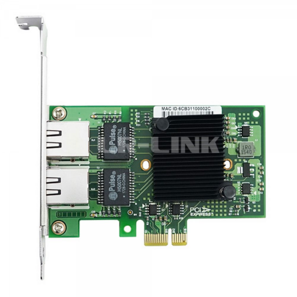 Сетевой адаптер Lr-Link LREC9222HT PCIe 2.1 x1, Intel i350, 2*RJ45 1G NIC Card (302472)