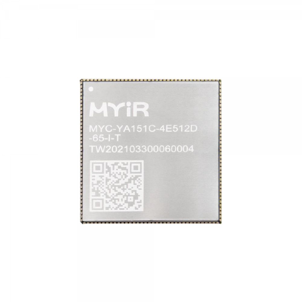 Модуль ЦПУ Myir MYC-YA151C-4E512D-65-I-T MYC-YA151C-4E512D-65-I-T ST STM32MP1 MPU based on 650MHz Single or Dual MYC-YA151C-4E512D-65-I-T Arm Cortex-A7 and 209MHz Cortex-M4 Cores, 256MB/512MB DDR3L, 256MB Nand Flash/4GB eMMC Flash,32KB EEPROM,Power Manage