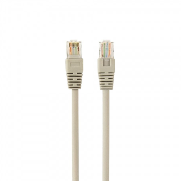 Патч-корд UTP Cablexpert PP12-0.25M кат.5e, 0.25м, литой, многожильный (серый)  (056182)