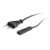 Кабель питания для аудио/видео техники Cablexpert PC-184-VDE-1.8M 1,8м, CEE 7/16 - C7, VDE, , 2-pin, 2х0,75, черный, пакет (026970) {100}