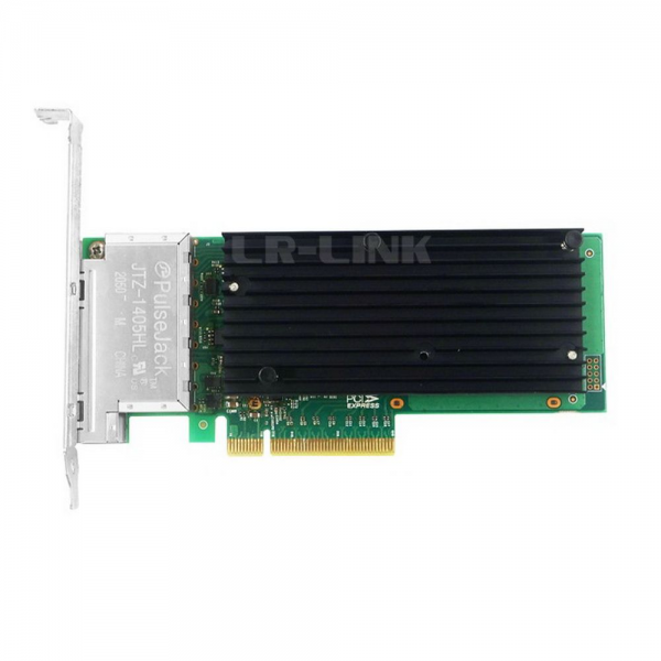 Сетевой адаптер Lr-Link LRES1013PT PCIe v3.0 x8 4*RJ45 10G NIC Card на базе Intel X710