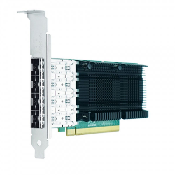 Сетевой адаптер Lr-Link LRES1023PF-4SFP28 PCIe 4.0 x16, Intel E810, 4*SFP28 10/25G NIC Card (303738)