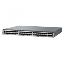 Коммутатор Brocade G620 64-port FC Switch, 24-port licensed, included 24x 16Gb SWL SFP+ transceivers, 2x PS 250W, FOS 9.1.1, Port Side Exhaust Air Flow, Rail Kit (Рельсы)