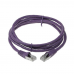 Патч-корд ACD-LPS6AZ-10P  Cat6a SSTP 26AWG 4Pair, CU, LSZH, Пурпурный, 1м