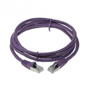 Патч-корд ACD-LPS6AZ-50P | Cat6a SSTP 26AWG 4Pair, CU, LSZH, Пурпурный, 5м