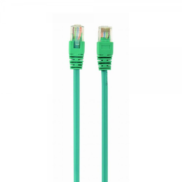 Кабель Cablexpert Патч-корд UTP PP12-0.5M/G кат.5e, 0.5м, литой, многожильный (зелёный)