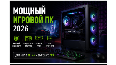 Мощный игровой компьютер в 2026 году: какую конфигурацию выбрать